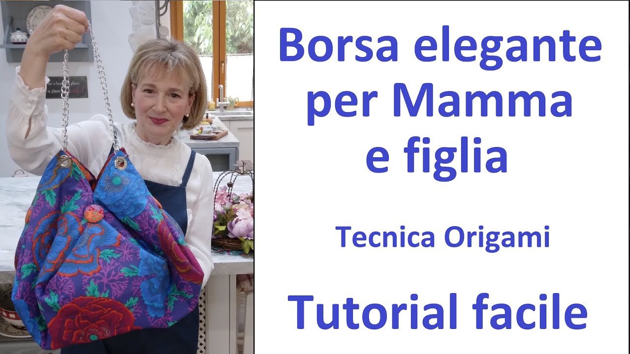Borsa da Cucito Creativo elegante. Tutorial facile.