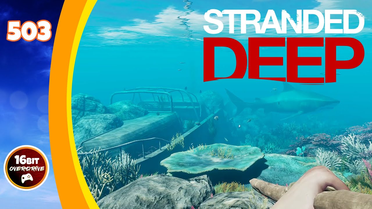 Playing Cat and Mouse with a Tiger Shark - Stranded Deep (503)