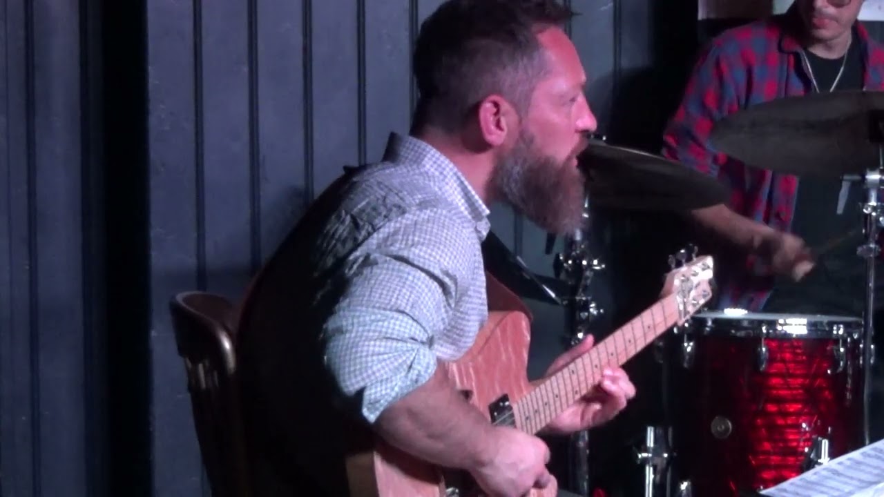 Nigel Price (D Angelico guitar) and Libor Šmoldas (Jolana guitar) with the upbeat “Bitter Sweet”