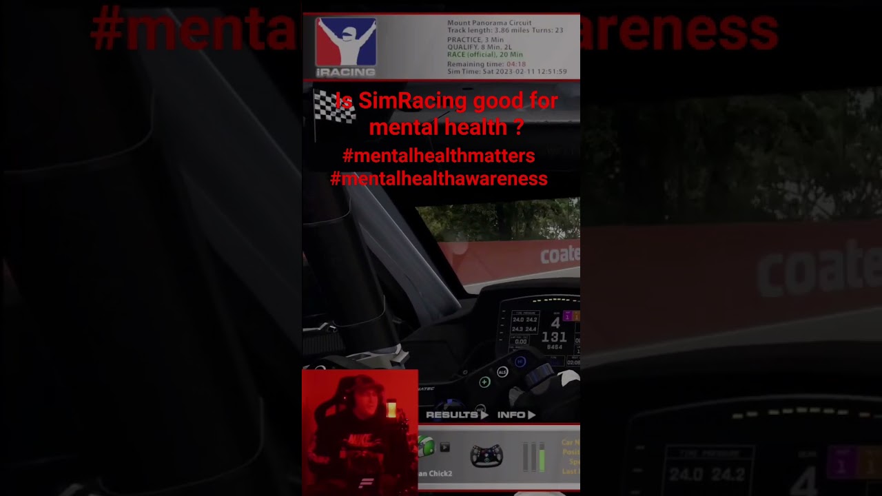 Is sim racing good for mental health ? #iracing #assettocorsa #simracing #mentalhealthawareness #gt3