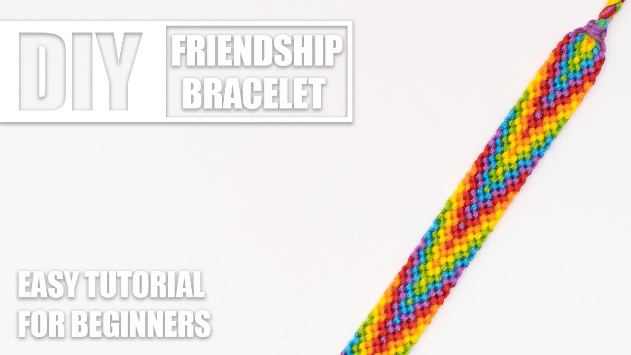 Arrow Reverse Broken Distorted Chevron Rainbow Macrame Friendship | Easy Tutorial for Beginners