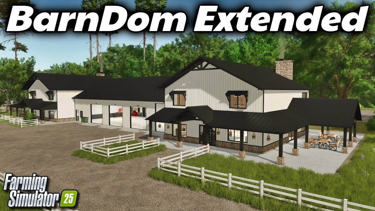 Mod Preview - BarnDom Extended (by Ikas) | Farming Simulator 25
