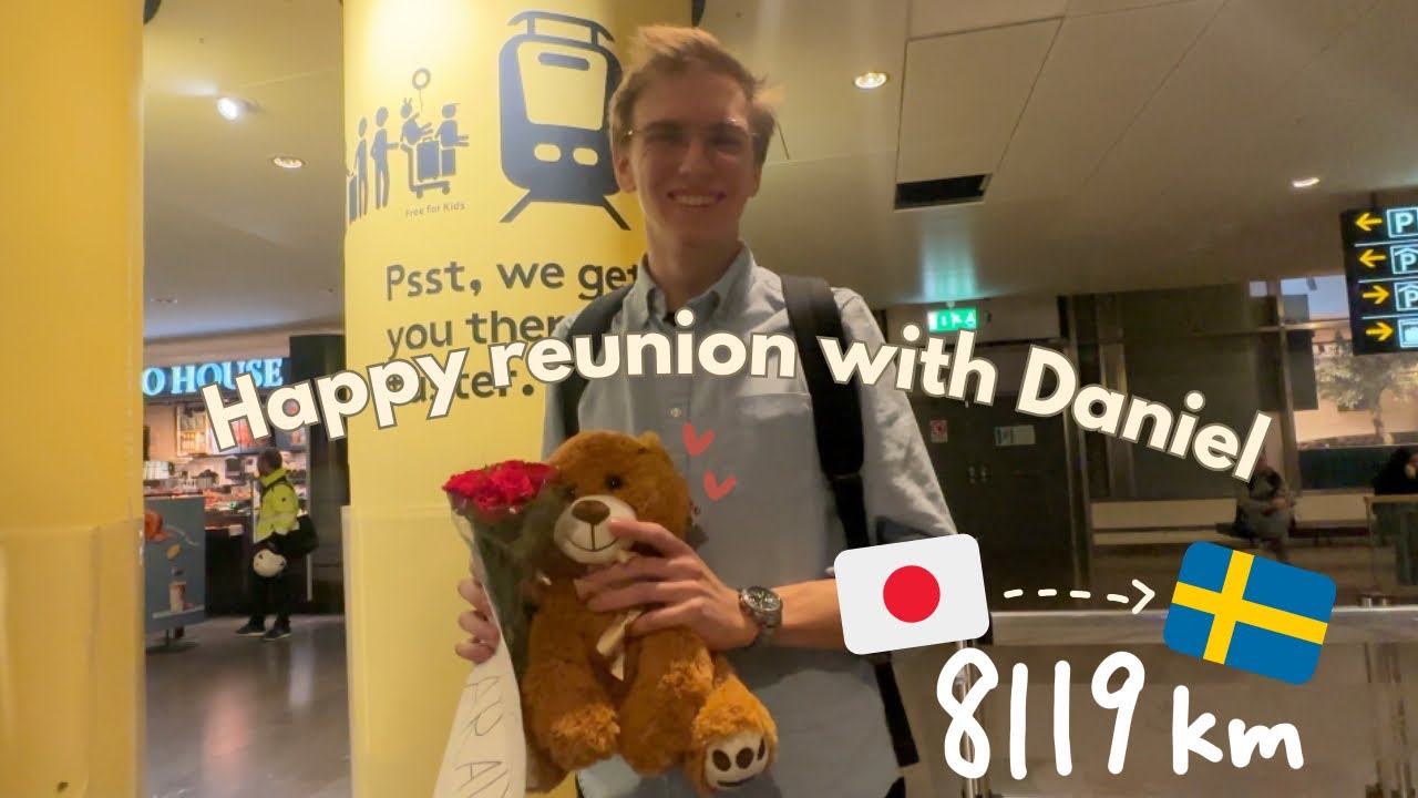 【国際遠距離】vlog#69「ダニエルに会いにスウェーデンへ✈️🇸🇪 」ストックホルムでお買い物🛍