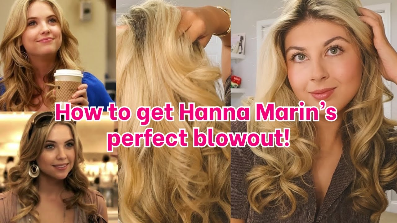 How to get Hanna Marin’s perfect blowout!! Pretty Little Liars Hair Tutorial 
