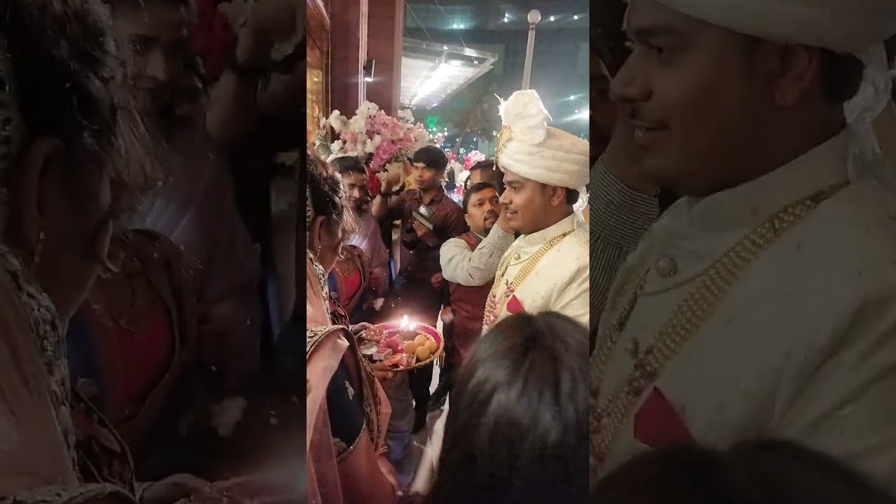 #dulhe ki entry pr aarta krte hue 🥰🤩😍