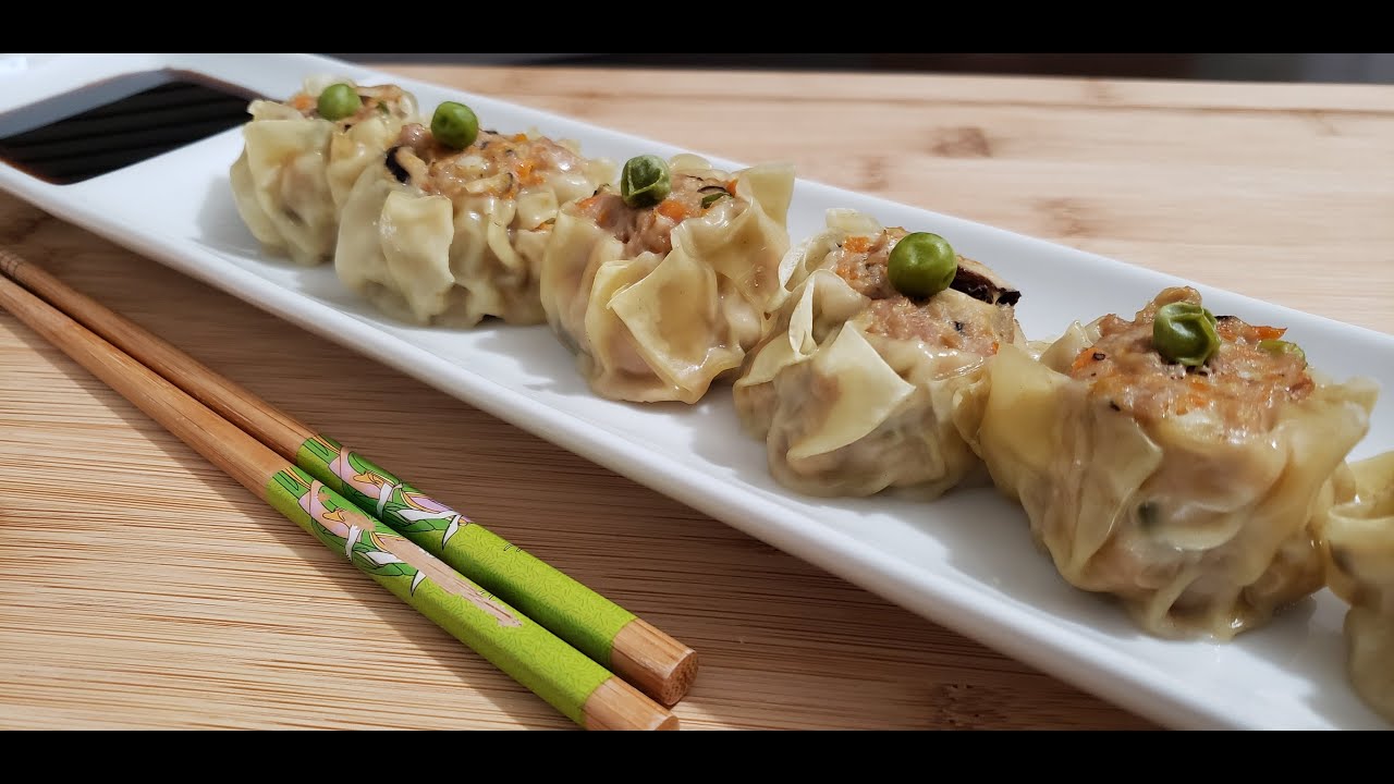 Pork and Mushroom Siomai  (3 basic ways to wrap)