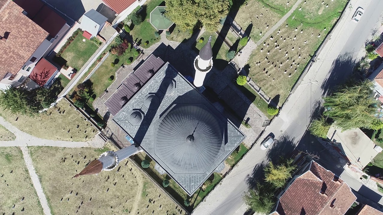 Xhamia e Fshatit P&euml;rshefc&euml; - Ezani (In&ccedil;izim me Dron) 4K