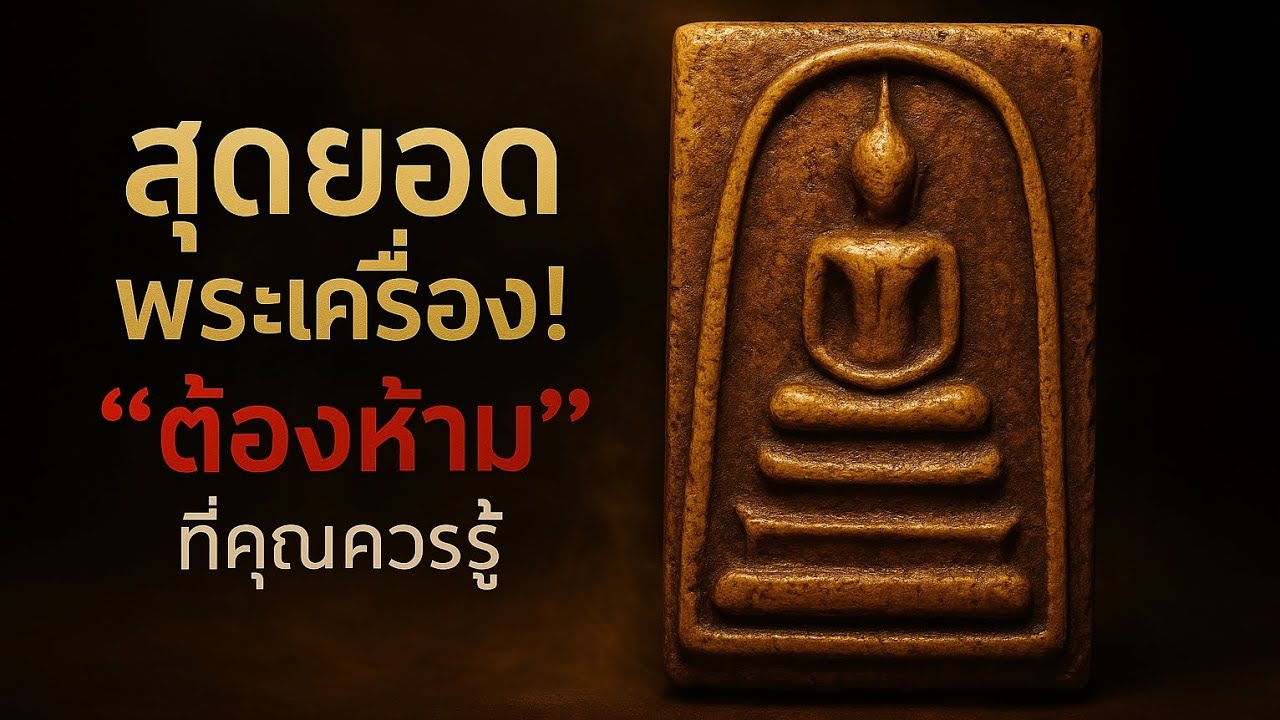 Ep.57พระต้องห้าม – 3 สุดยอดพระเครื่องในตำนาน ที่คนไทยเคารพบูชามากที่สุด@เงากระซิบSHADOW