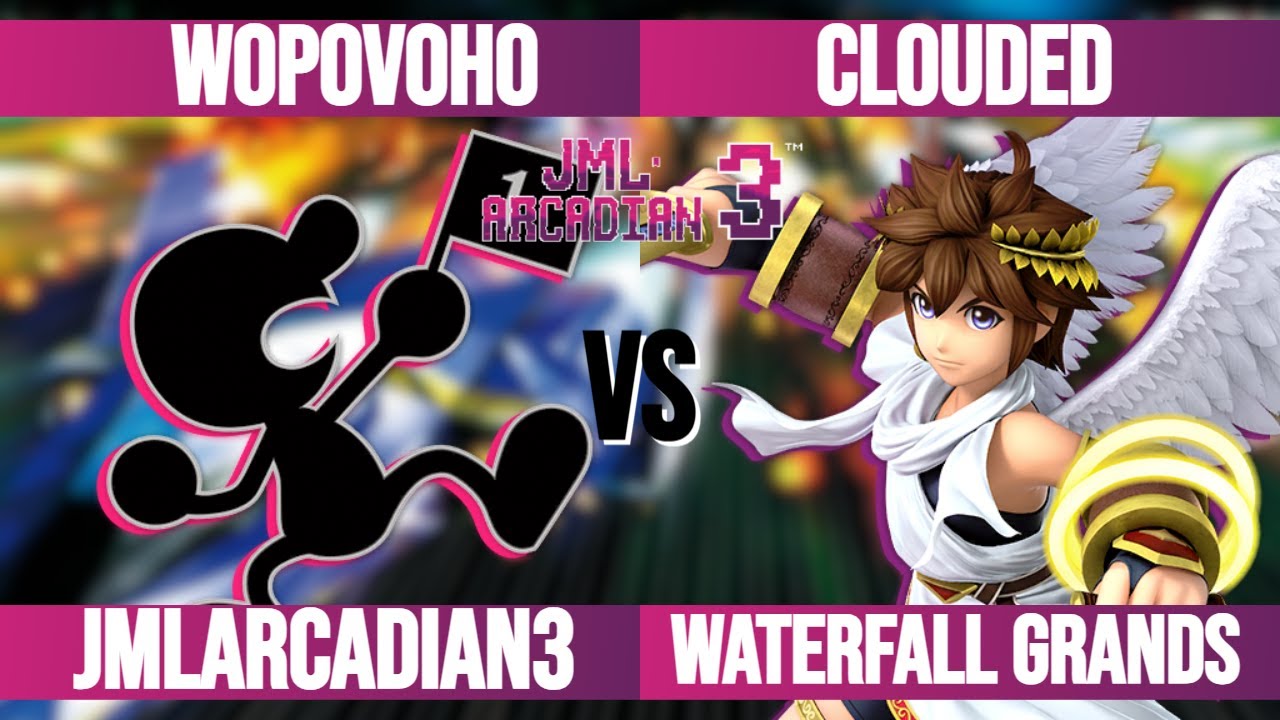 WoPoVoHo (Mr. Game & Watch) vs Clouded (Pit) - JML Arcadian 3 Waterfall Grand Finals