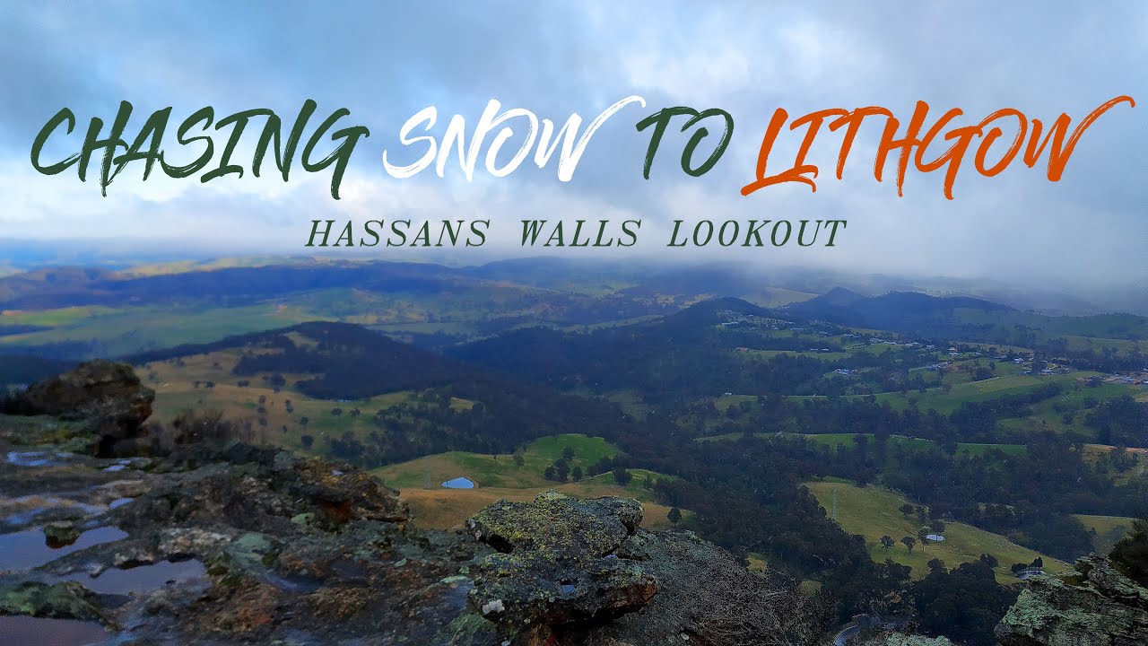 CHASING SNOW TO LITHGOW, NSW, AUSTRALIA | SPECTACULAR VIEWS AT HASSANS WALLS LOOKOUT | AUGUST 2020