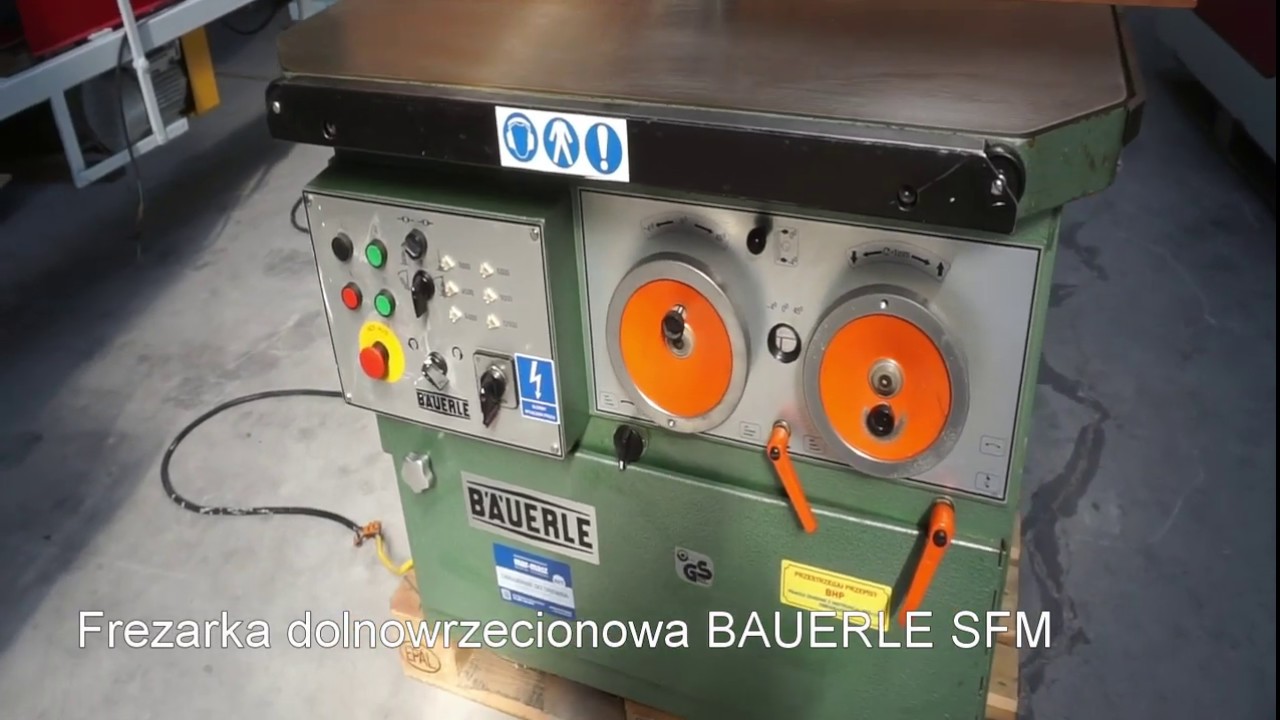 Frezarka dolnowrzecionowa BAUERLE SFM *MAR-MASZ