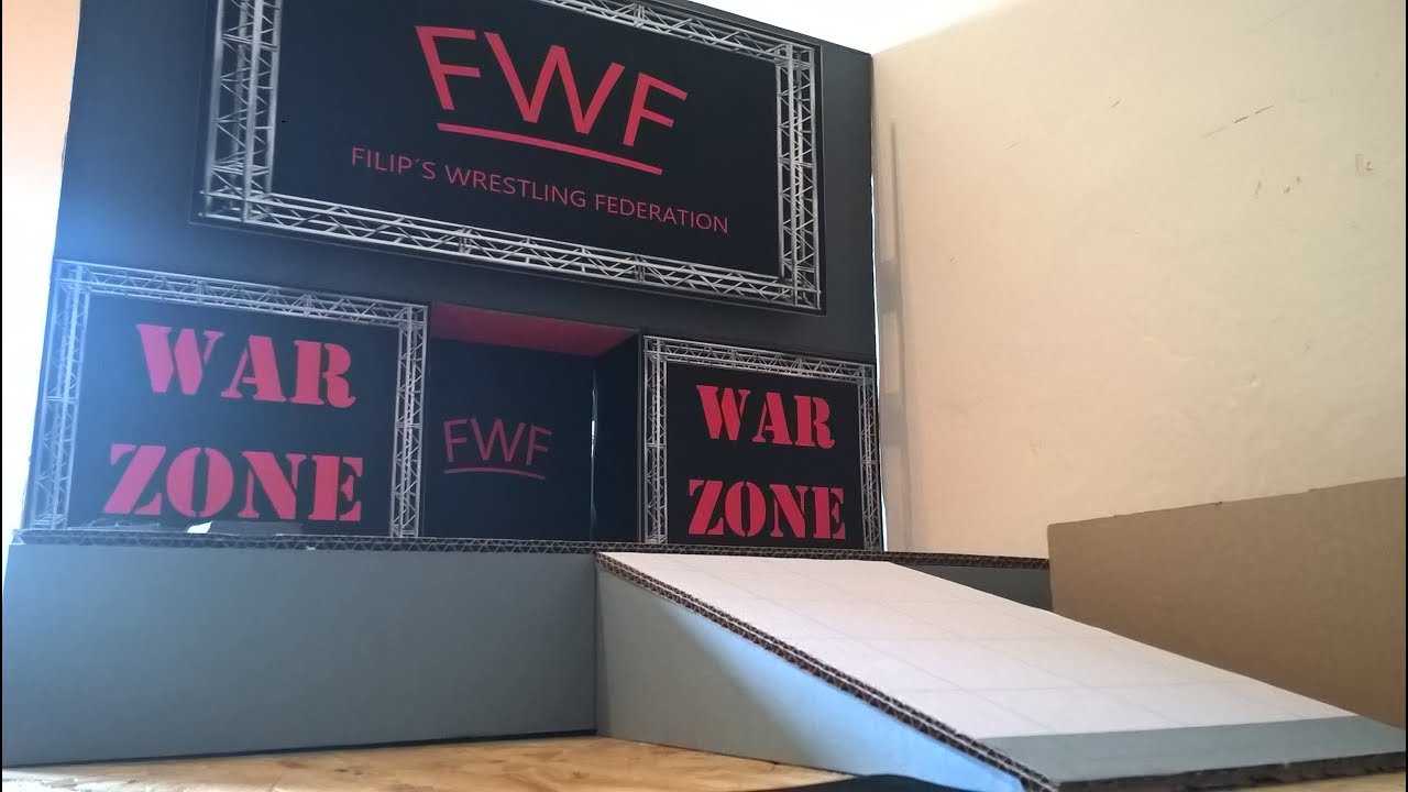 HOW IT´S MADE - Stage for wrestling figures (FWF - Warzone)