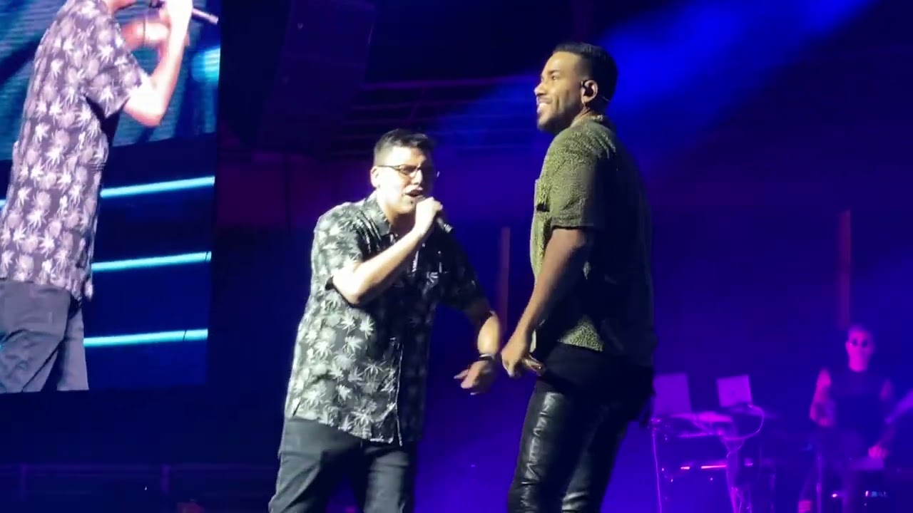 Ella y yo en vivo, fan canta junto a romeo Santos, santiago Chile, fórmula vol 3 la gira