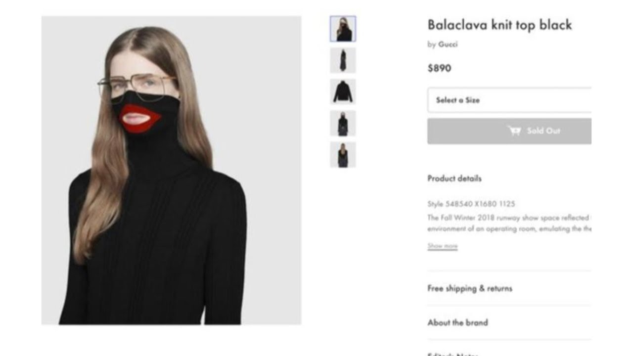 Gucci Apologizes for Sweater That Consumers Say Resembles Blackface