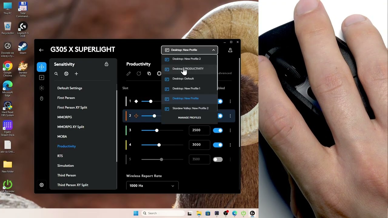 Решение проблемы: G HUB не сохраняет настройки на G305 X Superlight