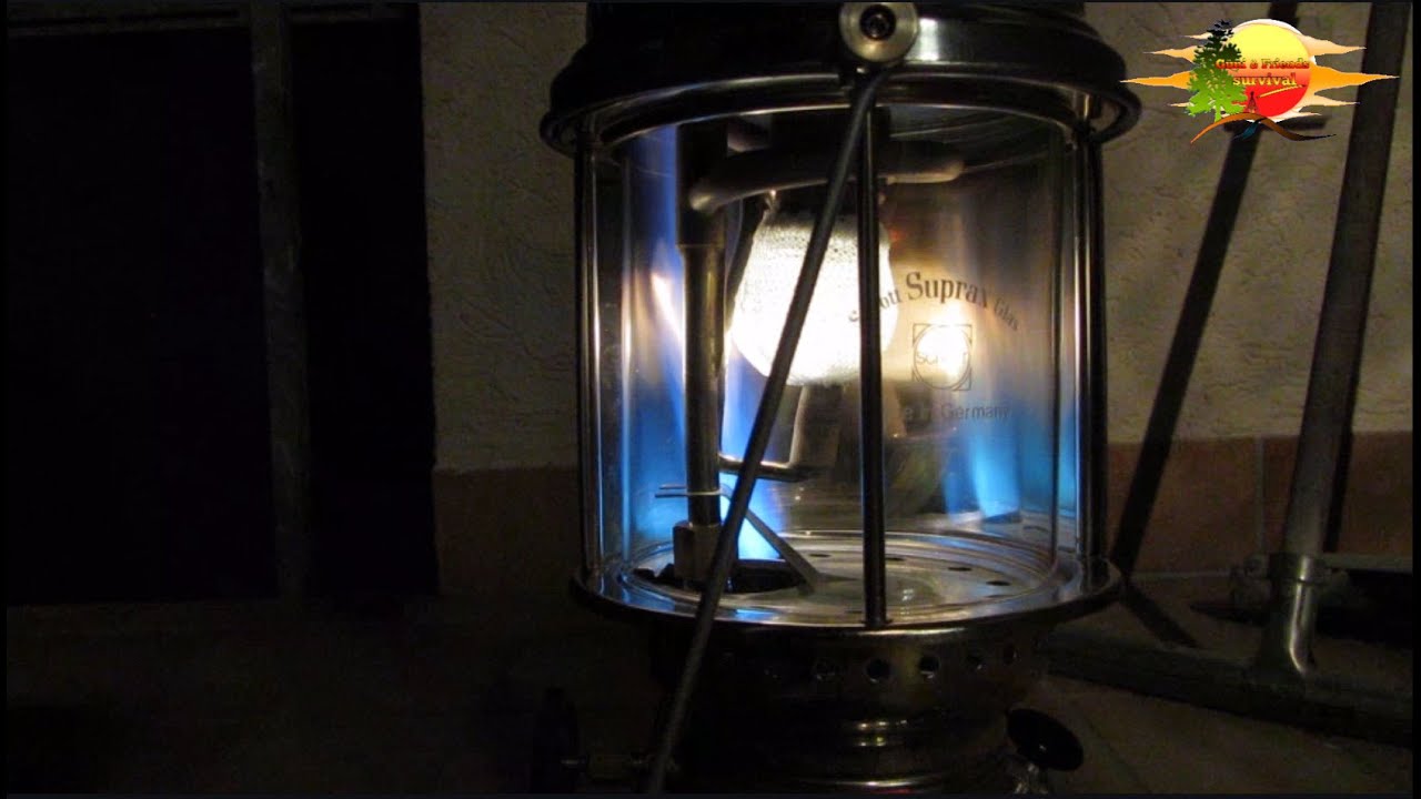 19. Pertroxax Starten &uuml;ber Rapid Starteinrichtung - Petromax Start with rapid pre-heater