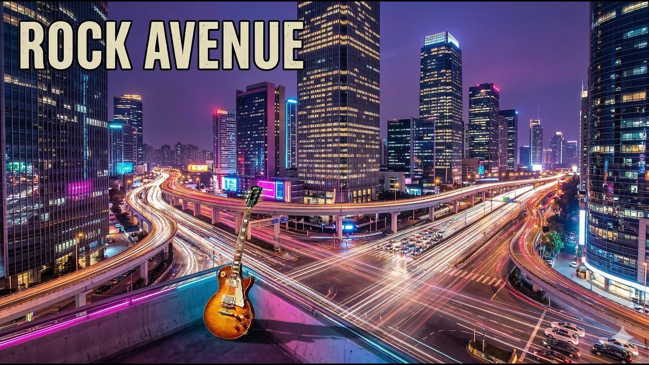 Electric Pulse of the Night 🎶 |Urban Soft Rock⚡ |  Rock Avenue