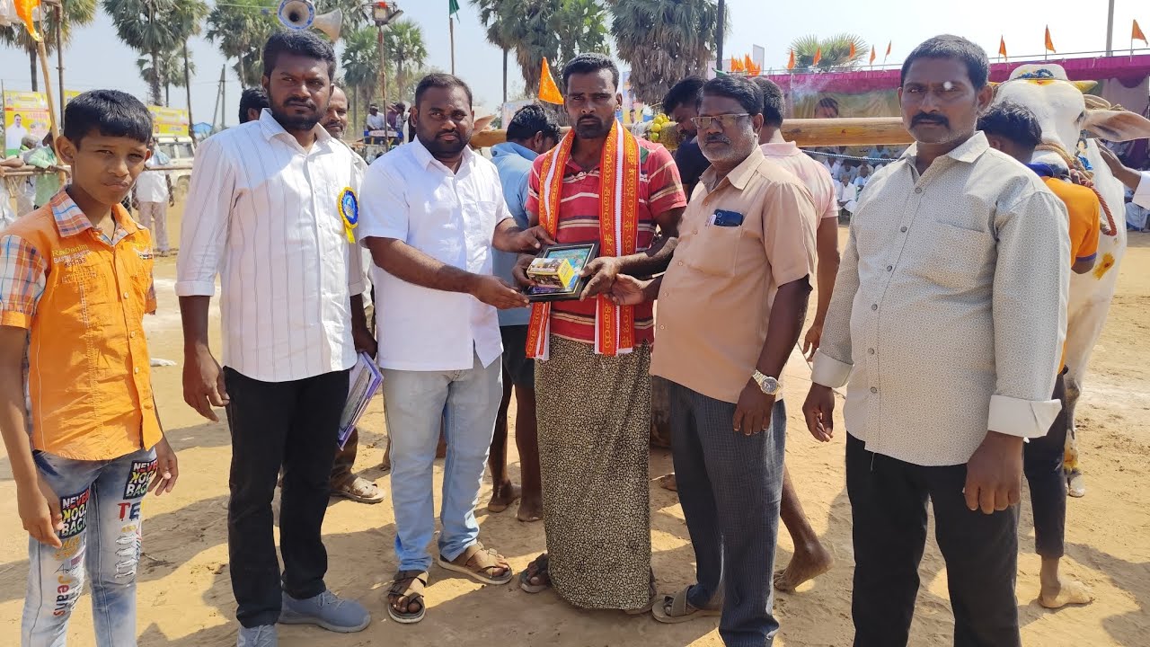 యాగంటి న్యూ కేటగిరి విభాగంలో 11వ జత SBR Bulls మొదటి బహుమతి విజేత 🥇🏆🎉
