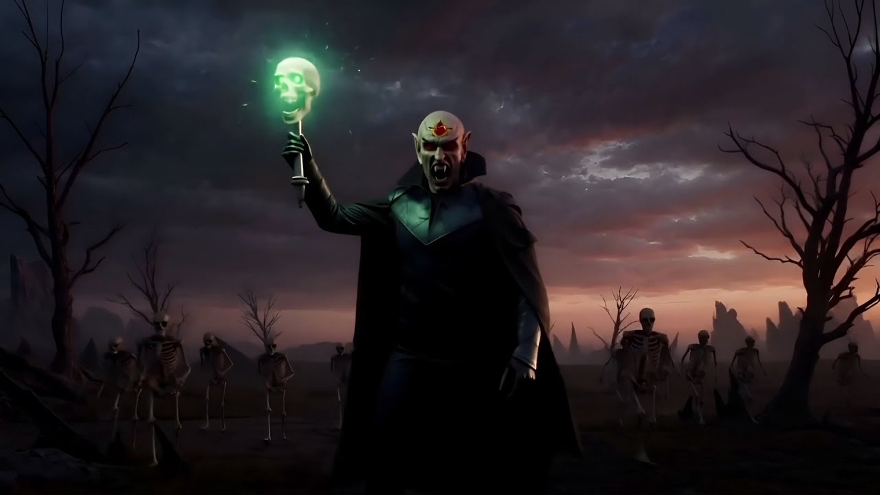 Heroes Might Magic III *Galthran Death Knight & Skeleton Transformer Necropolis HoMM3 AI Music Video