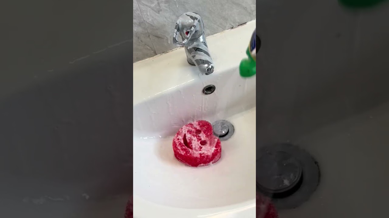 sink cleaning #asmrtherapy #cleantok #asmrsounds #satisfying #sink #sinkcleaner #asmrvideo #sponge
