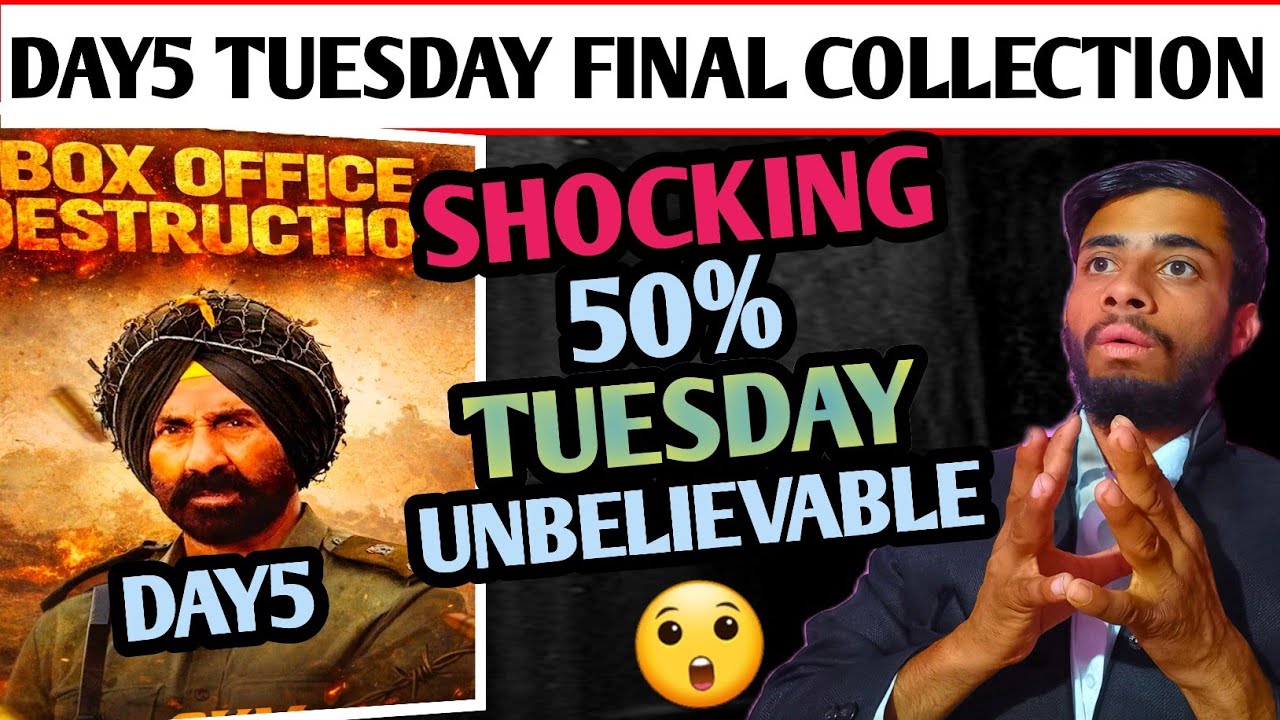 SHOCKING ÷ Border 2 Day 6 Final Box Office Collection | Border 2 Collection | Border 2 box office 