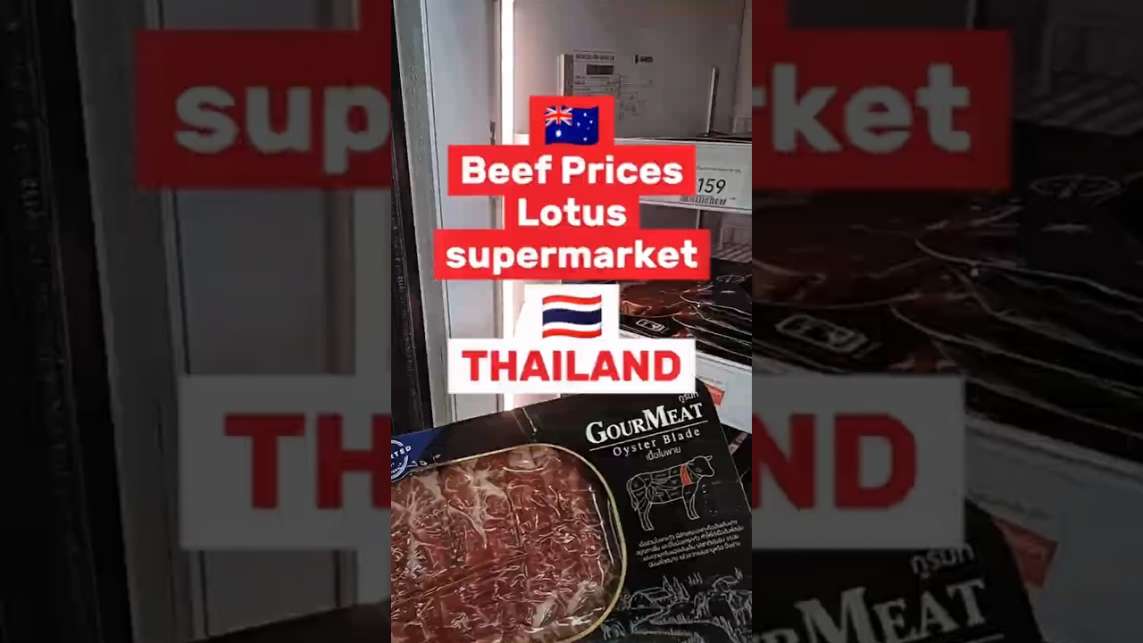 Australian Beef prices in Thailand #australianbeef #thailand #tarrifs