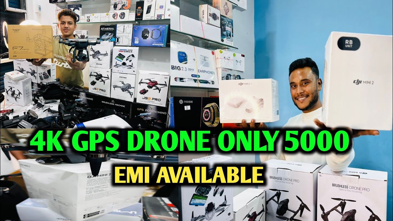 4K GPS DRONE ONLY ₹5000 || KOLKATA DRONE WHOLESALE MARKET
