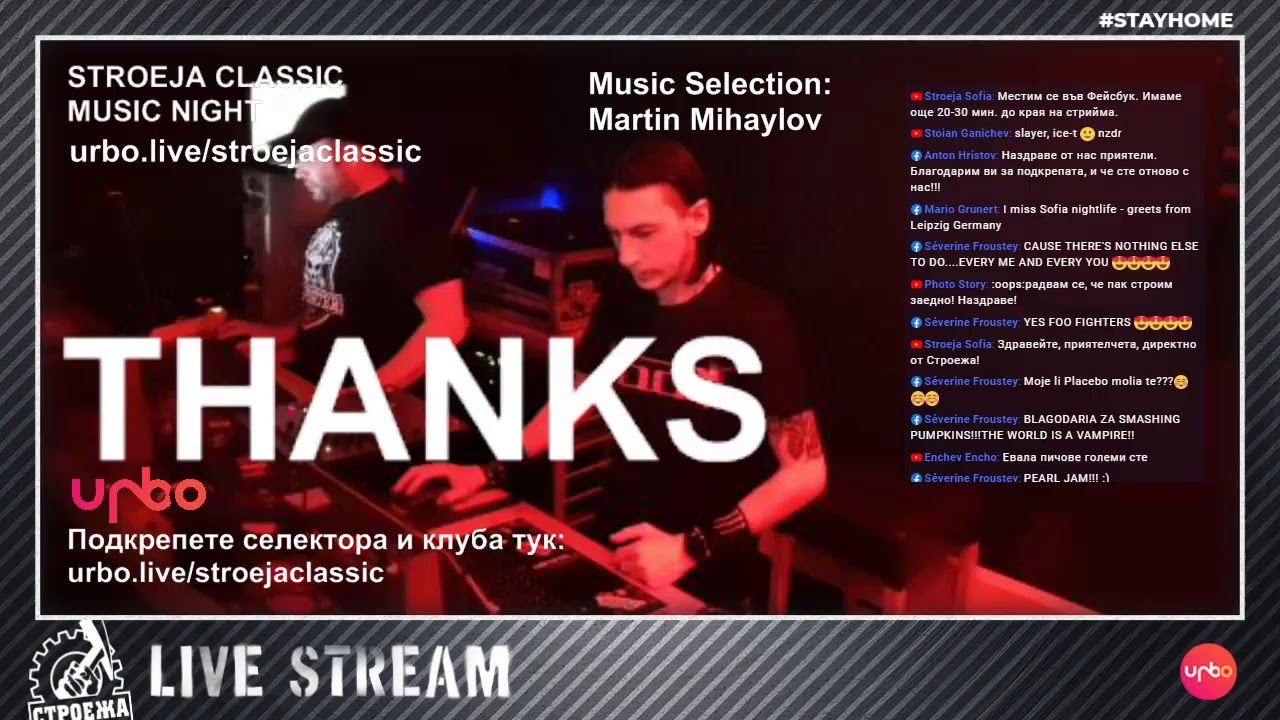 STROEJA CLASSIC Live stream music night - 15 January 2021