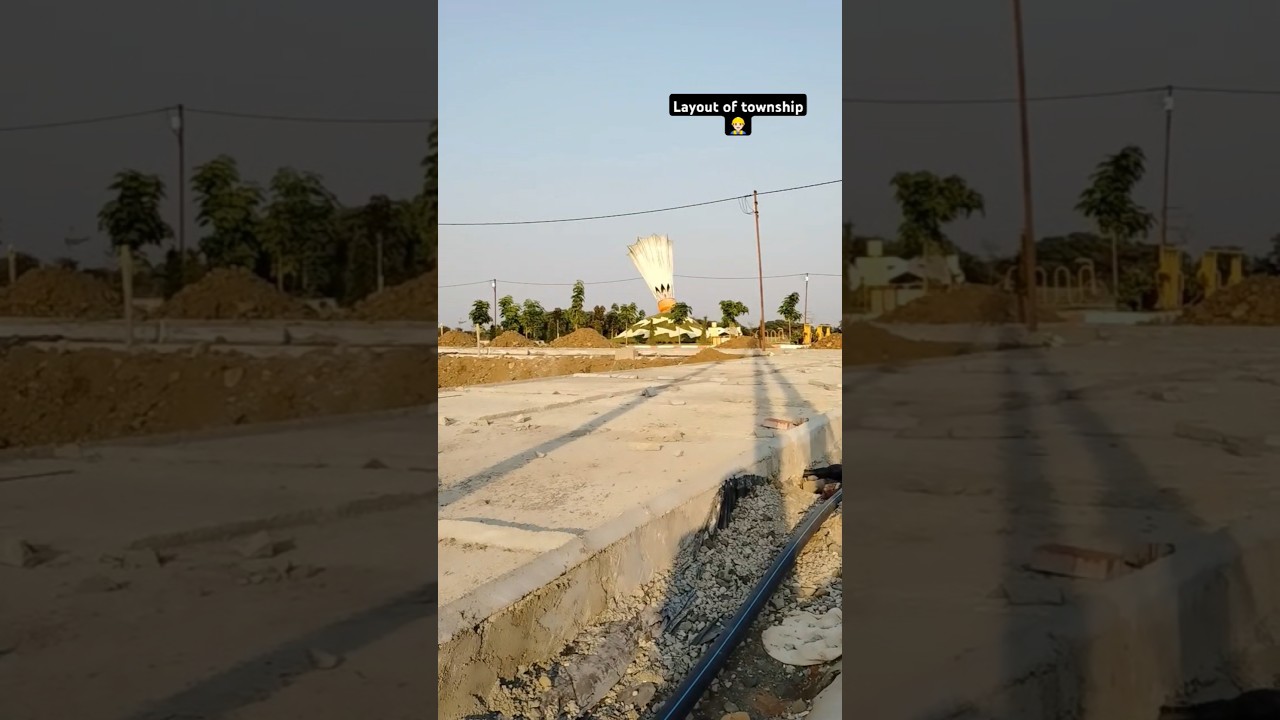 Township layout 👷🏻&zwj;♂️#landsurvey #landareameasurement #surveyor #nature #jabalpur