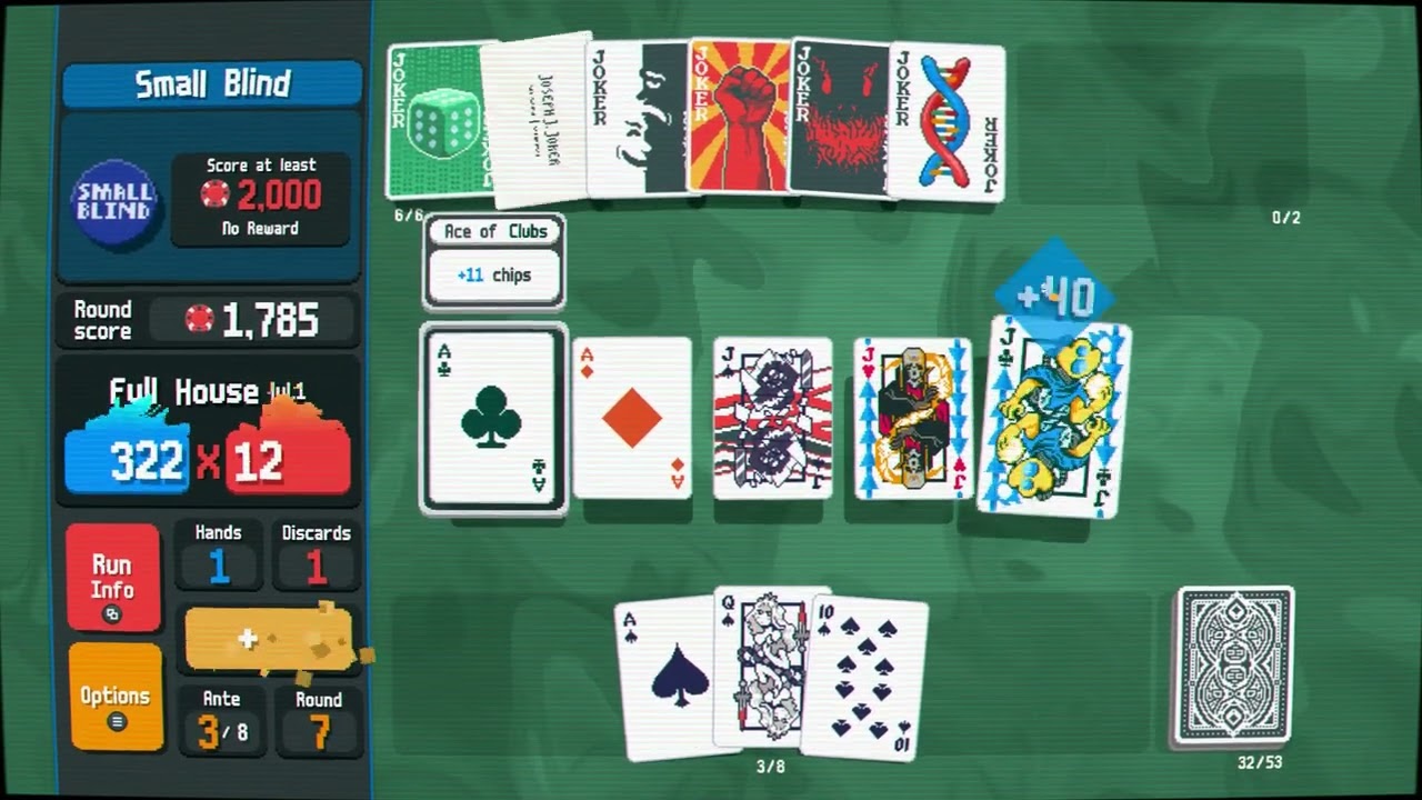 Learning to play Bolatro Black deck!