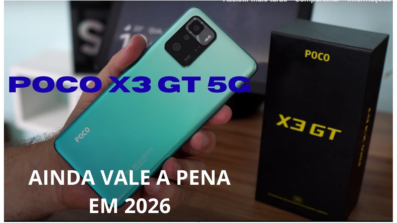POCO X3 GT 5G ainda é um bom celular em 2026,testei