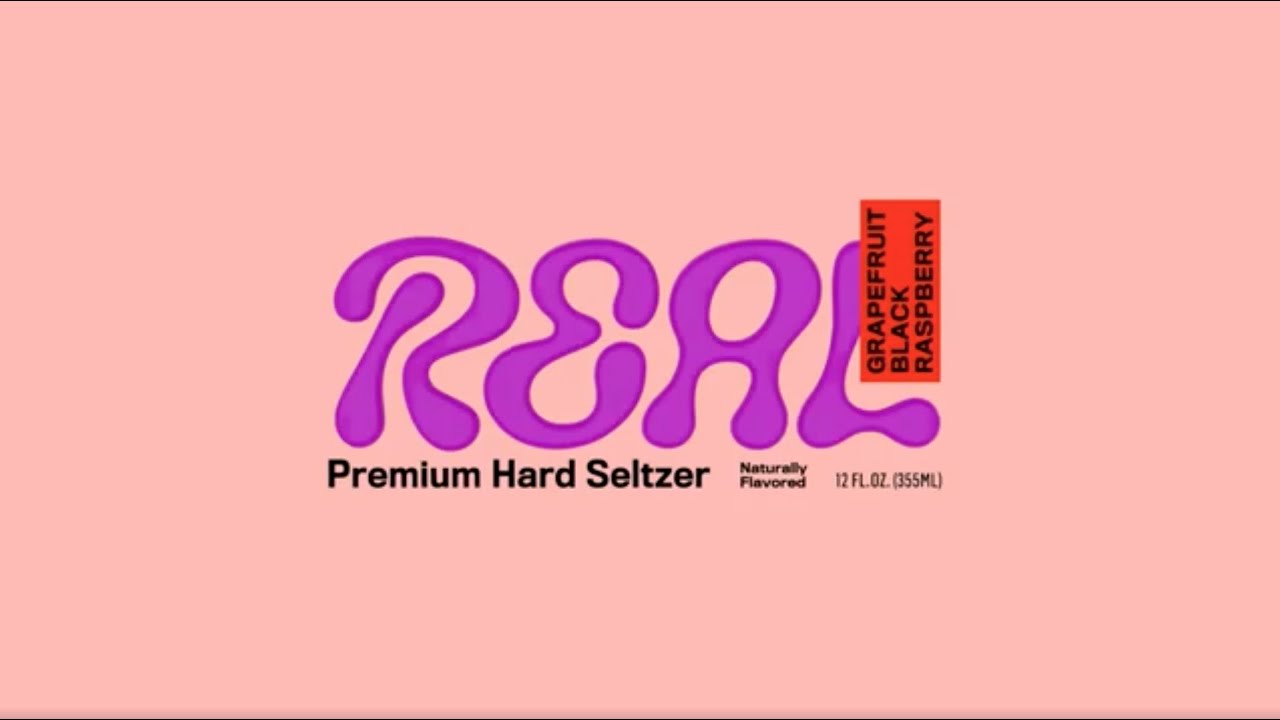 REAL Premium Hard Seltzer: Grapefruit Black Raspberry