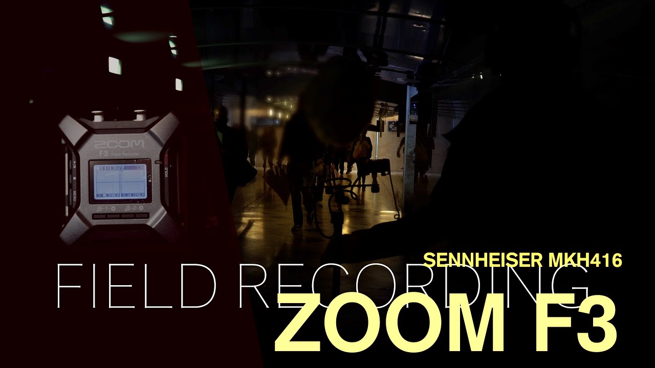 ZOOM F3 FIELD RECORDING CITY