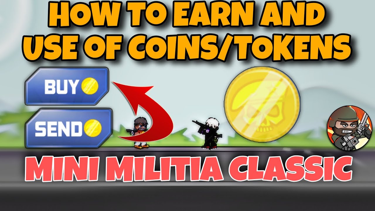 🎮How to Earn TOKENS in MINI MILITIA CLASSIC!💥 #gaming #minimilitiaclassic #token
