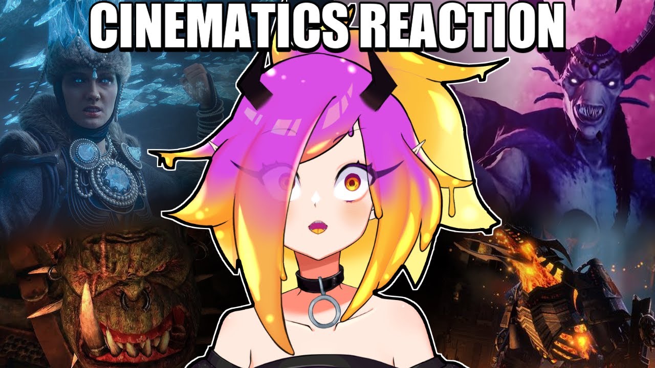 ANIMATOR REACTS: Warhammer Total War 1,2,3 ALL CINEMATICS/TRAILERS