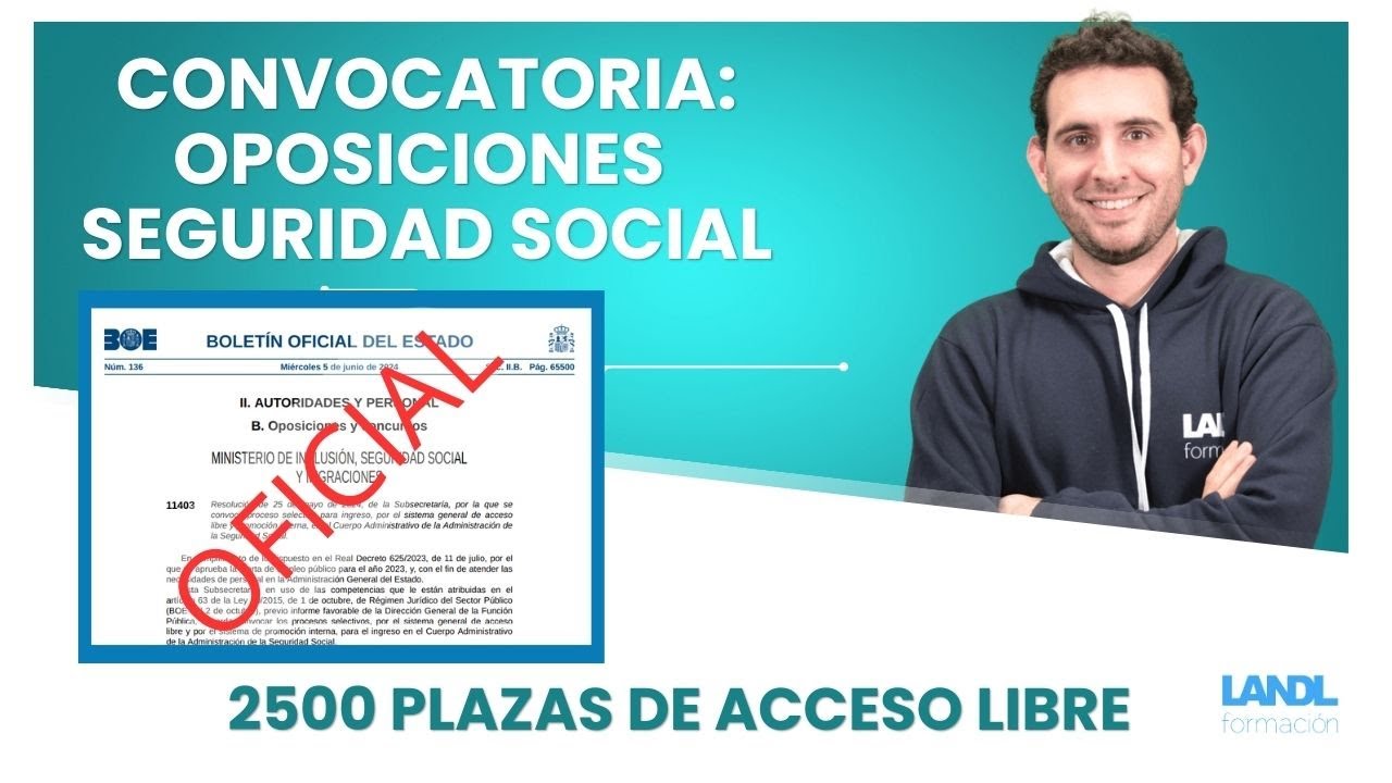 Oposiciones Seguridad Social: Todo lo que debes saber. #oposiciones #seguridadsocial
