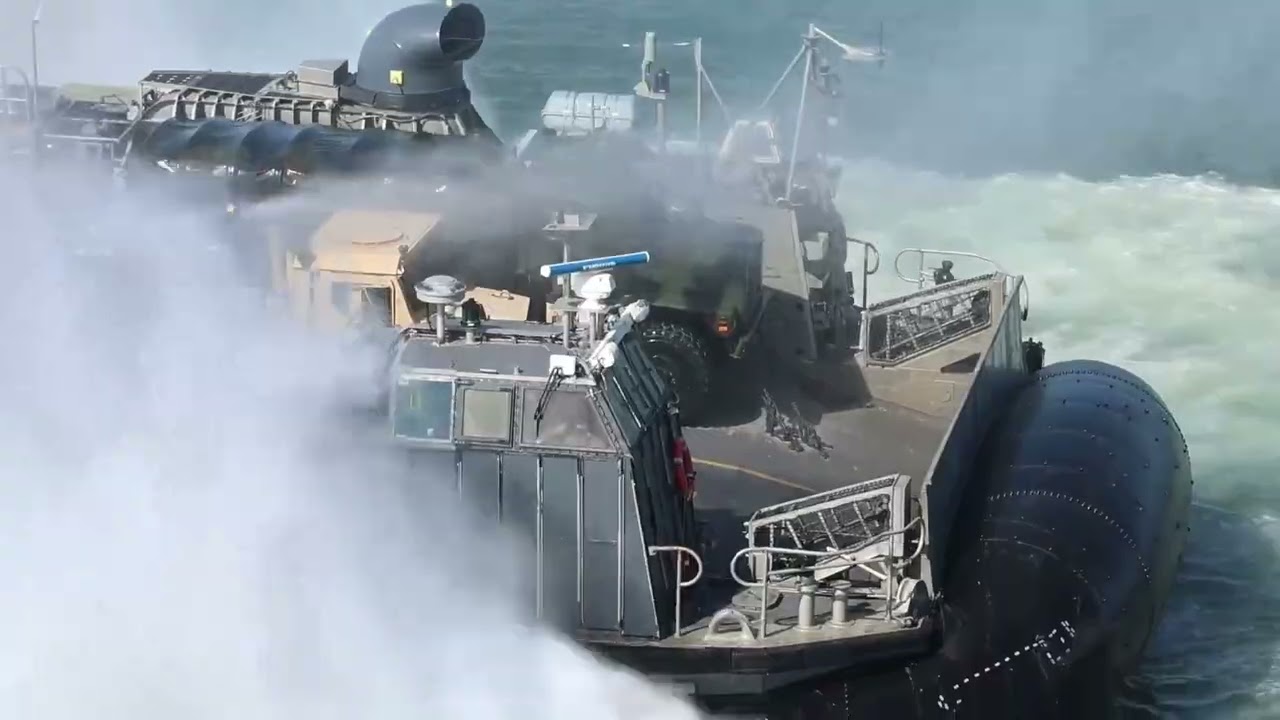 U.S. Navy Iwo Jima Amphibious Ready Group 'LCAC' Ops at Port in Norfolk