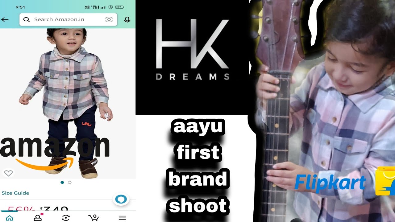 How My Baby got selected for Amazon Shoot Aayu first Brand Shoot for Amazon! HK Dreams Production