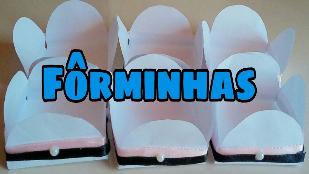 Como fazer Fôrminhas com cartolina