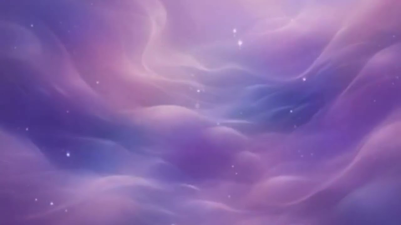 【広告なし】やさしい光に包まれる紫の夢空間　Soft Purple Dreamscape for Relaxation