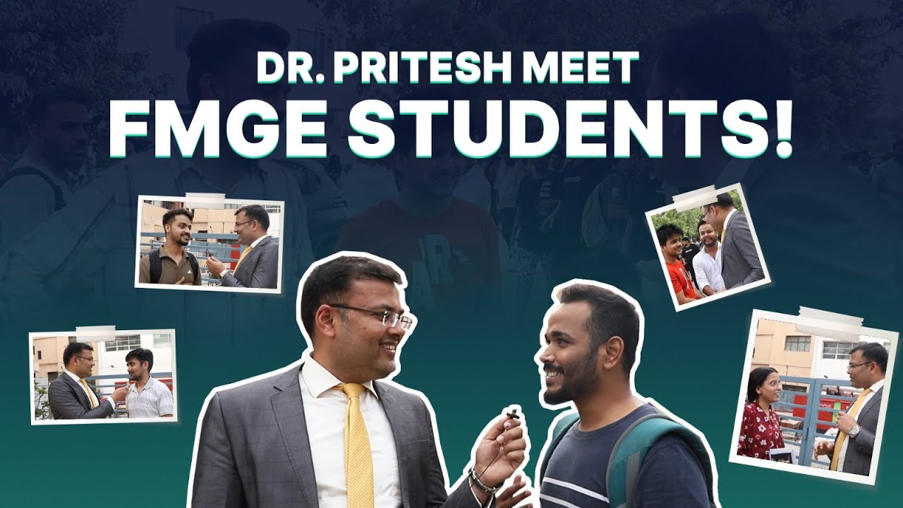 Dr. Pritesh Meets FMGE Students! | Students react on FMGE👨&zwj;⚕️