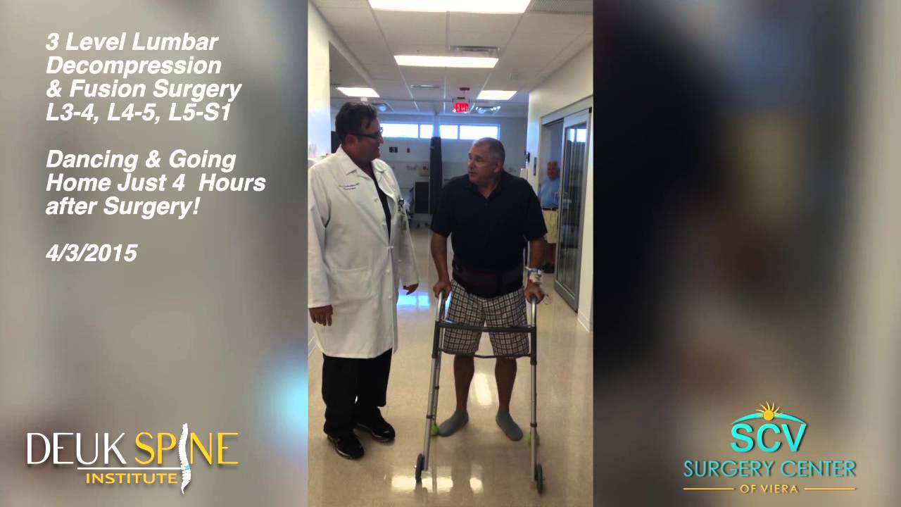 Michael - Dancing 4 Hours After Lumbar Decompression and Fusion Surgery L3-4, L4-5, L5-S1