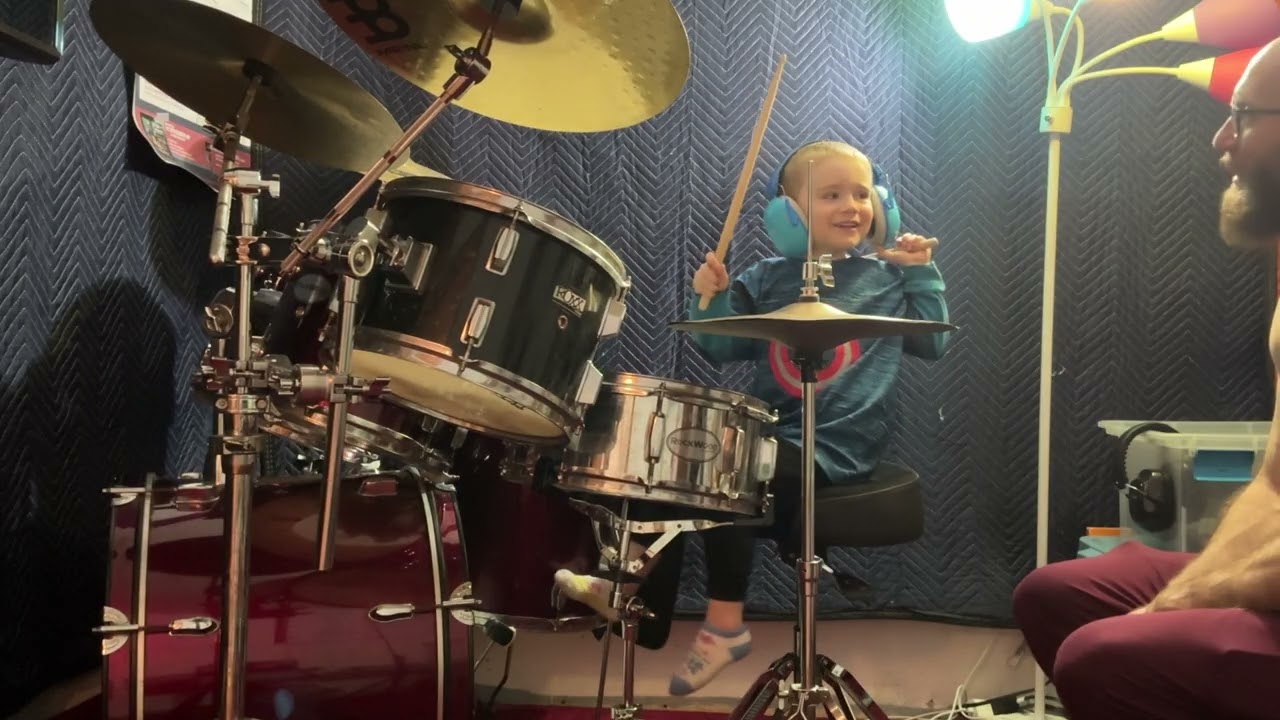 Progress video for the youngest. CRUSHING it for a three year with very little play time.