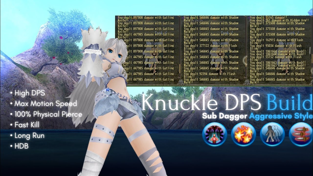 Insane DPS! Knuckle Build Level 315 With Glocke Knuckle | Toram Online