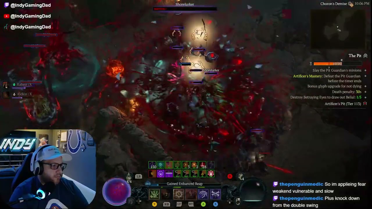 Necro Pit 113+ Golem Off The Top Rope!