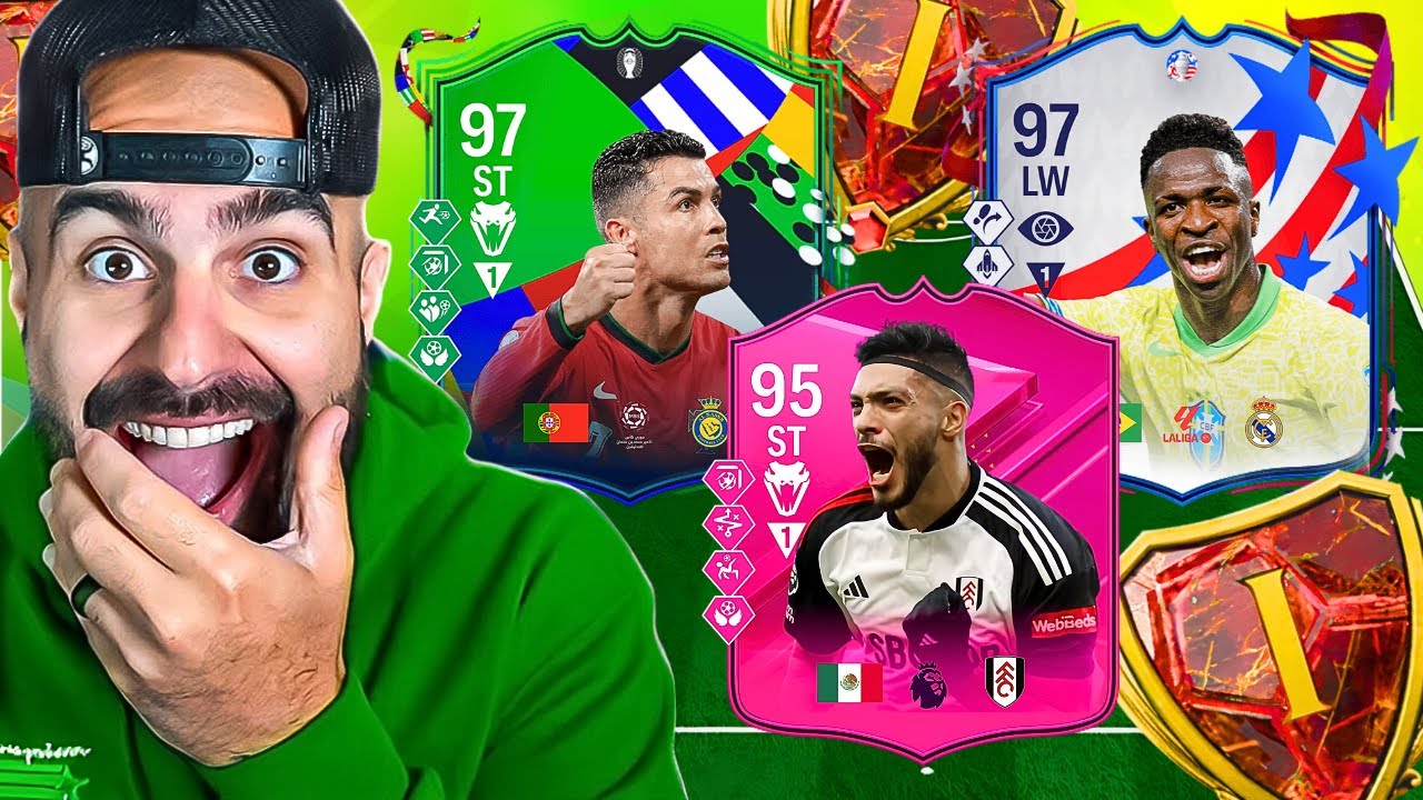 97 Ronaldo, 97 Vini JR & 95 Raul Jimenez DESTORY FUT Champs! 🤯 FC 24 Ultimate Team