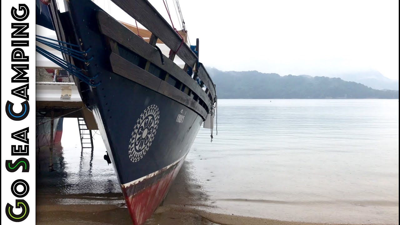 Beaching our Wharram Catamaran!  [Go Sea Camping - Ep01]