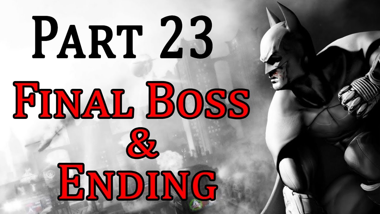 Batman Arkham Origins Walkthrough Gameplay - Part 23 FINAL BOSS + Ending (PS3/XBOX 360/PC) HD