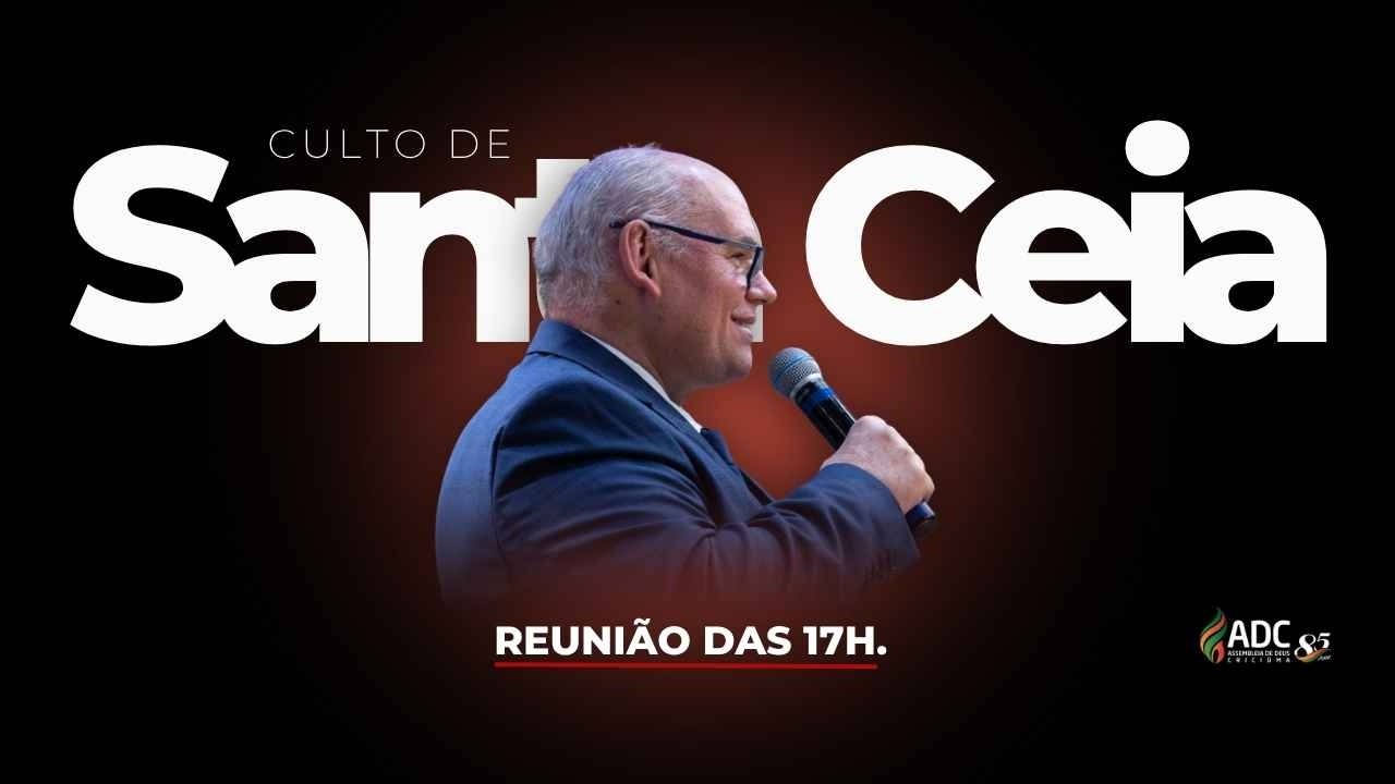 SANTA CEIA DO SENHOR | AO VIVO | 01 - 03 - 2026.