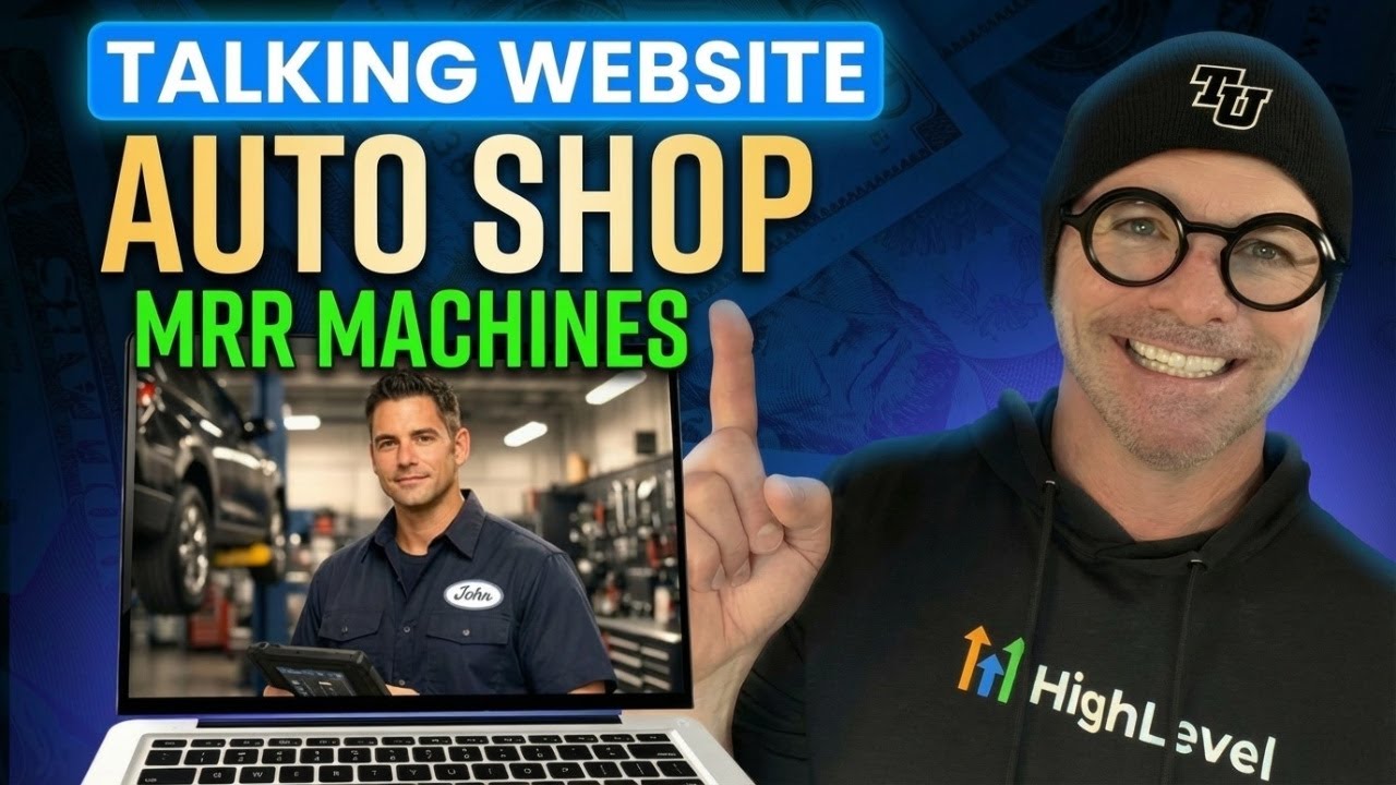 Build Talking Websites for Auto Shops in GoHighLevel (MRR)